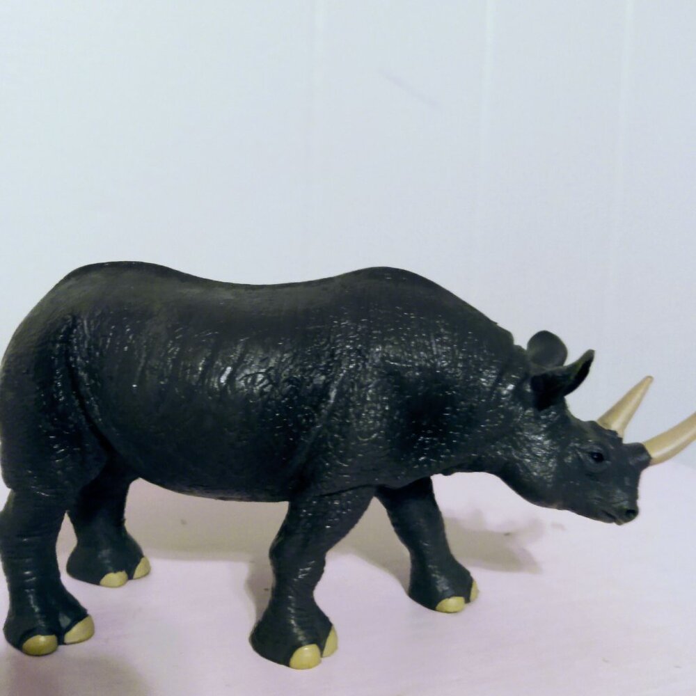 Rhinoceros Hard Plastic toy figure